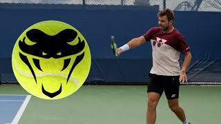 Stanislas Wawrinka Backhand in Slow Motion [upl. by Roberts912]