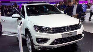 Volkswagen Touareg RLine 2016 In detail review walkaround Interior Exterior [upl. by Heintz]