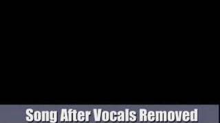 Audio Vocal Remover wwwTheVocalRemovercom [upl. by Inus]