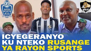 RAYON SPORTS🥰Thadée Twagirayezu president mushya wa Rayon Sports icyegeranyo MU BYAVUYE MU MATORA [upl. by Dust285]