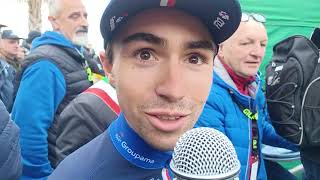 Lenny Martinez  Interview at the finish  Trofeo Laigueglia 2024 [upl. by Vins37]