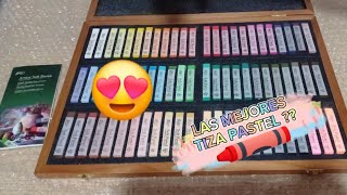 💥probamos Las mejores tizas pastel💥 Unboxing soñado de todo artista [upl. by Cynth]