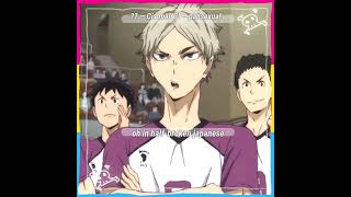 Half Broken Japanese  SemiShira edit post   Semi x Shirabu haikyuu anime haikyuuedit gay [upl. by Pesvoh406]