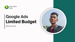 Limited Budget of google ads Google ads full course [upl. by Annuahs]