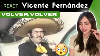 FIRST TIME REACTING VICENTE FERNÁNDEZ  VOLVER VOLVER [upl. by Kameko517]