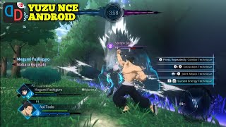 Jujutsu Kaisen Cursed Clash  Yuzu NCE Android 255  Gameplay Poco F4  Settings [upl. by Ennayelhsa809]