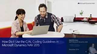 How Do I Use the C AL Coding Guidelines in Microsoft Dynamics NAV 2015 [upl. by Lammond]