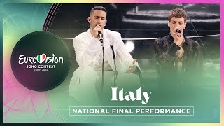 Mahmood amp BLANCO  Brividi  Italy 🇮🇹  National Final Performance  Eurovision 2022 [upl. by Valerie802]