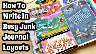 Simple Junk Journal Layout  How to Write In A Junk Journal  Using a Junk Journal for Beginners [upl. by Ri]