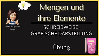 Mengen und ihre Elemente  Übung [upl. by Thorny]