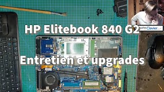 HP Elitebook 840 G2  Entretien et upgrades [upl. by Elmina930]