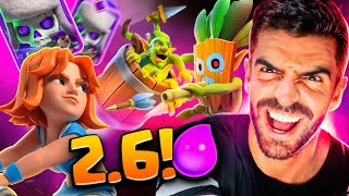 NOVO DECK DE LOG BAIT 26 QUE VAI QUEBRAR O CLASH ROYALE [upl. by Coppola]