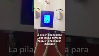 Cada cuándo cambiar las pilas del boiler [upl. by Eirrehc697]