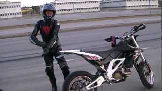 Aprilia SXV 550 with full Silmoto  Soundcheck [upl. by Idoc]