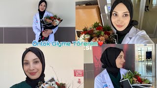 Tıp Fakültesinde Önlük Giyme Törenim❤️1 Haftalık Vlog  tıpgünlükleri [upl. by Oman]