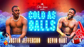 Justin Jefferson Takes It To The Next Level With Kevin Hart  Cold As Balls  Laugh Out Loud Network [upl. by Cloris741]