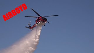 OCFA S70 Firehawks In Action Water Dropping Demo [upl. by Elisa]