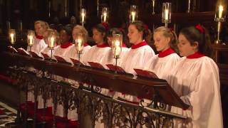 Personent Hodie Rutter Ely Cathedral Choir [upl. by Inaoj]