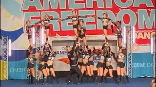 woodlands elite black ops 2023 cheer america semifinals [upl. by Nojad]