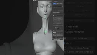 quick and easy rig in Blender Syncatto  Blossom blenderustad [upl. by Enomsed]
