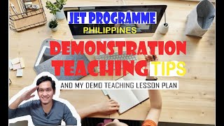 TIPS FOR JET PROGRAM DEMONSTRATION TEACHING  2021 JET PROGRAMME [upl. by Annwahsal939]