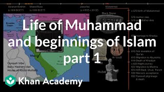 Life of Muhammad and beginnings of Islam part 1  World History  Khan Academy [upl. by Nami]