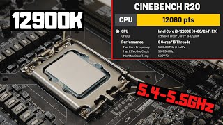 Intel Core i9 12900K  First Impressions amp Overclock to 5455GHz on EVGA Z690 DARK KINGPIN [upl. by Dupuy925]