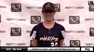 2025 Mia Nole Preps 40 GPA  Slapper Outfielder amp Pitcher Softball Recruiting Video Easton Preps [upl. by Yatnuahc]