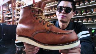 ความแตกต่าง Red wing 875 Newoldvintage Model และ Hawkins boot รีวิว [upl. by Eelirak]