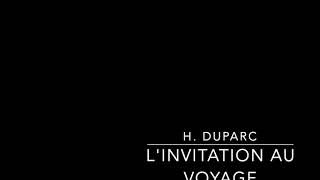 Duparc Linvitation au voyage Backing track [upl. by Thirzi517]