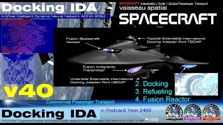 SPACECRAFT Artificial Intelligent Docking 1994 2024 AI Robotic builder 1983  Description for UFO [upl. by Ginevra]