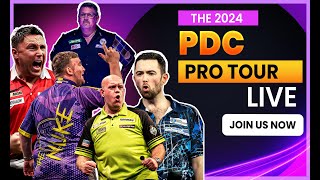 2024 PDC Pro Tour Live  Players Championship 08 [upl. by Thoma]