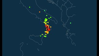 Terremoto ML 30 a Cellara Cosenza del 28 ottobre 2024 alle ore 115148  GlobalQuake [upl. by Ecidnac]