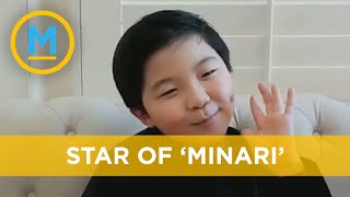 Minari star Alan Kim has the best reaction to glowing praise from Simu Liu  Your Morning [upl. by Arreip782]