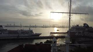 Fort Cornwallis Lighthouse and Penang Cruise Port [upl. by Shank579]