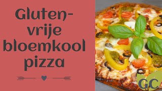 Overheerlijke bloemkool pizza glutenvrij [upl. by Kilian179]