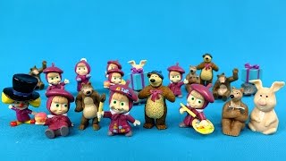 Masha And The Bear Full HD 20 Surprise Eggs  New Toys Collection [upl. by Ilene]