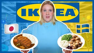 Besöker IKEA i Japan  Äter ALLT på menyn [upl. by Ahsim96]