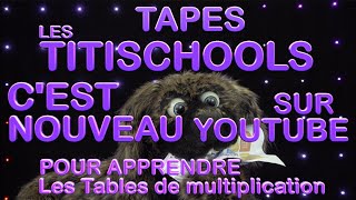 Tables de multiplication en chanson 2345678 et 9 en une seule fois [upl. by Anade]