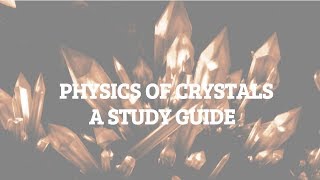 Physics of Crystals 1958 Study Film [upl. by Engenia541]