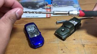 Abrir HotWheels quitar remache Con Y Sin Taladro [upl. by Asreht]