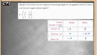 Matrizen und Prozessdiagramme  Lineare Algebra ★ Interpretation negativer Elemente [upl. by Bentlee]