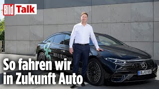 Testfahrt im EQS mit MercedesBoss Ola Källenius  BILD TALK [upl. by Afra281]