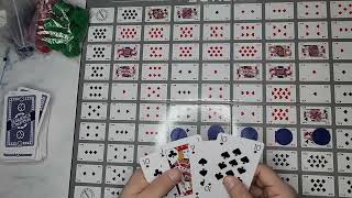 Original SEQUENCE Game with Folding Board Cards and Chips How To Play Review [upl. by Anairam40]