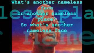 Wrathchild America  Another Nameless Face with lyrics [upl. by Petes433]