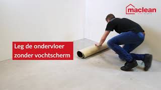 Leginstructie Isosilence met tape  Online Vloeren Specialist [upl. by Yahiya]