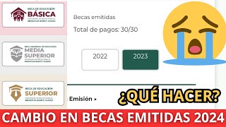 Becas Emitidas 3030 Pagos de las Becas Benito Juárez 2024 Triple Pago para Todos [upl. by Osnofedli]