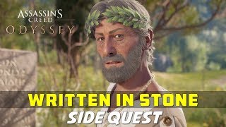 Written in Stone All Outcomes  Side Quest  Argolis  AC ODYSSEY [upl. by Lainey]