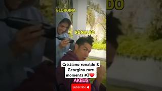 Cristiano ronaldo amp Georgina rare moments 2 ❤ cr7 georgina football footbal ronaldo [upl. by Paresh]