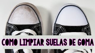 Cómo limpiar suelas de goma [upl. by Nnael]